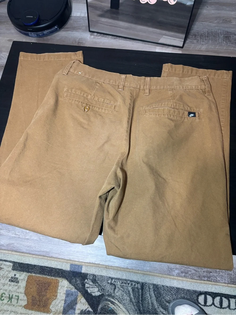 Nike Mens Sz 32x32 Club Chino Pants Light British Tan Straight Leg FZ5770-281